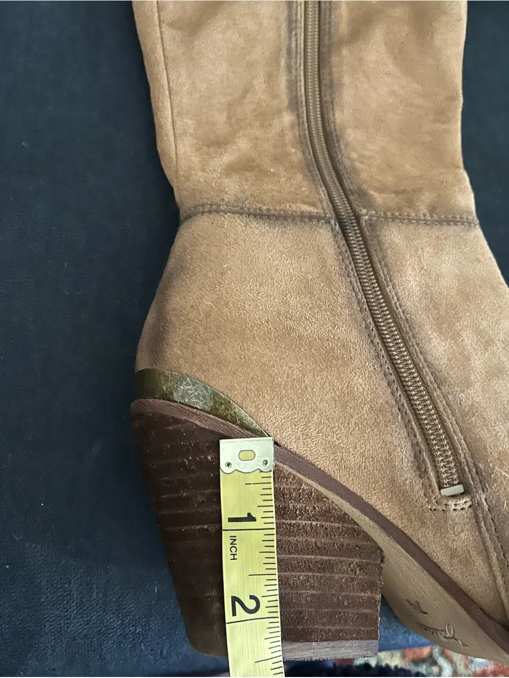 Zodiac Women's Tall Suede Tan Knee-High Boots